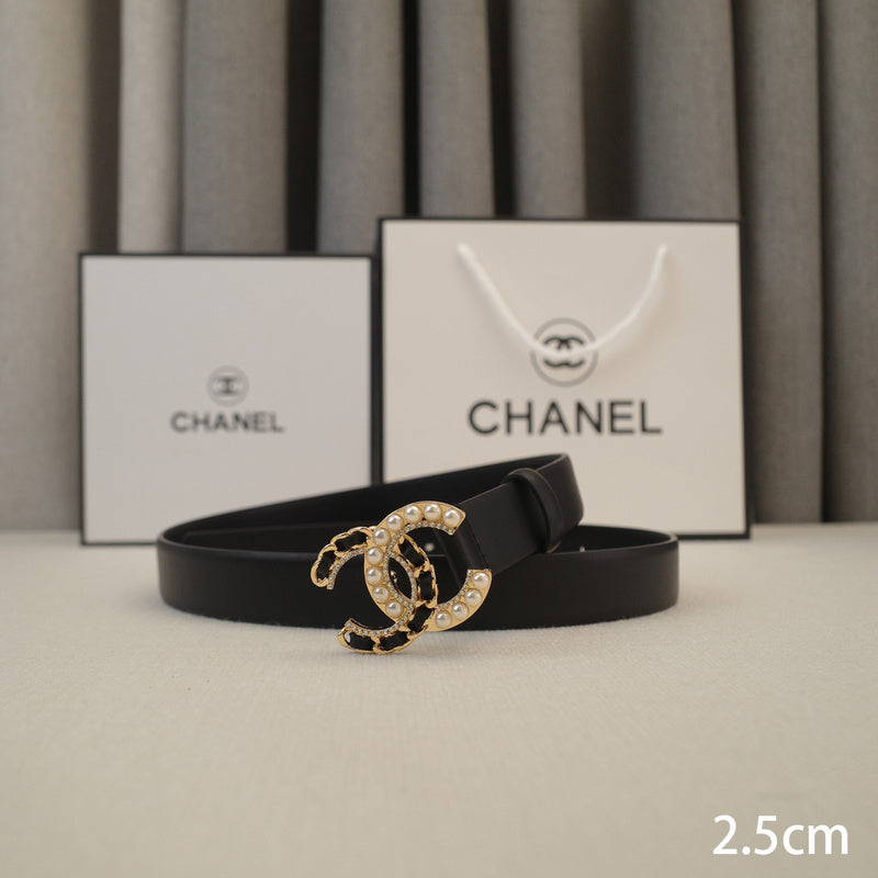 Chanel-2.5 Wearing leather pearls B2510L