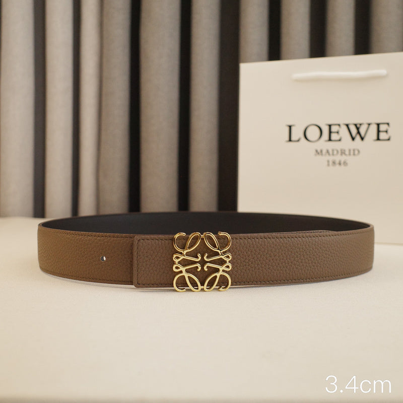LOEWE - 3.8/3.4cm pebble grain khaki