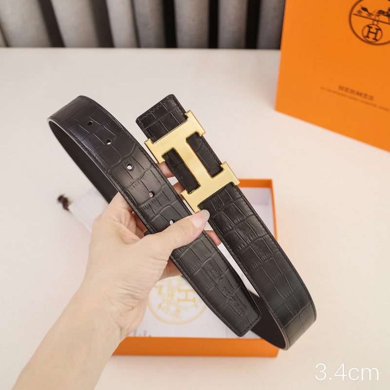 Hermes - Classic H-crocodile pattern ZSB3821h