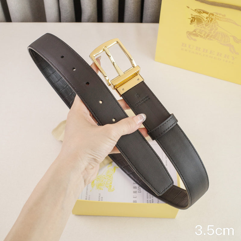 Burberry - 3.5cm - Crocodile pattern Belt buckle
