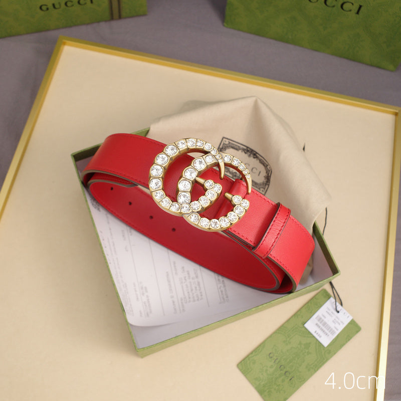 Gucci - 4.0cm G - gem plane double-sided 4006g