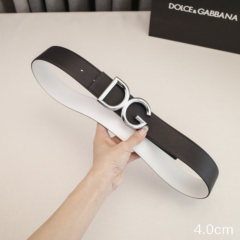 Dolce&Gabbana- 4.0cm classic DG - wireless plain weave 4001dg(Silver)
