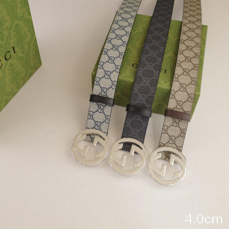 Gucci - 4.0cm Big cake - Supreme canvas 4023g