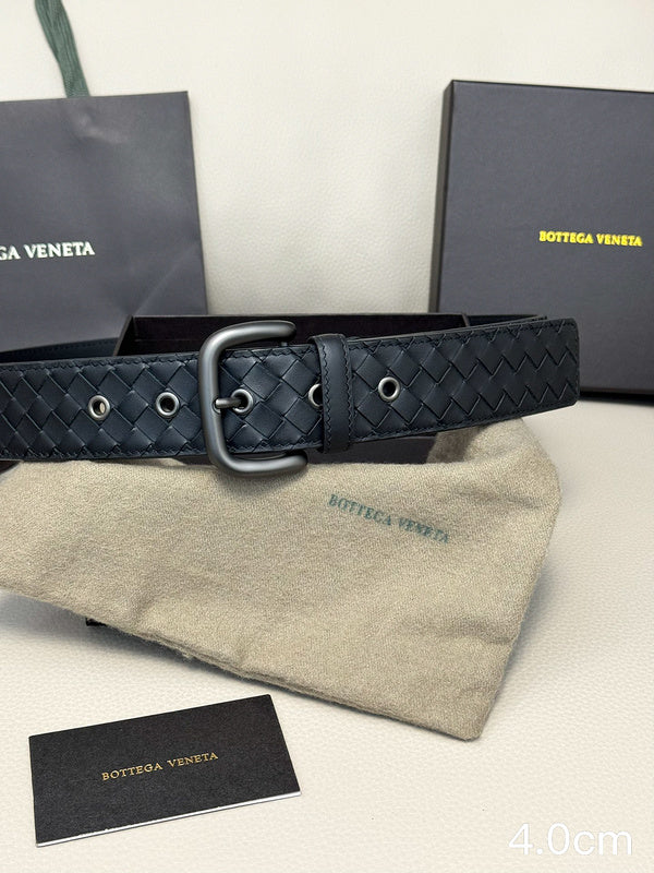 Bottega Veneta - 4.0cm classic pin buckle Intrecciato woven 4002bv