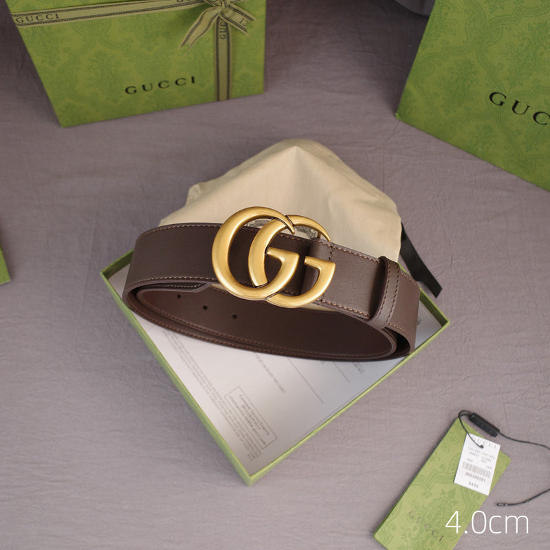 Gucci - 5 widths classic G-plain coffee