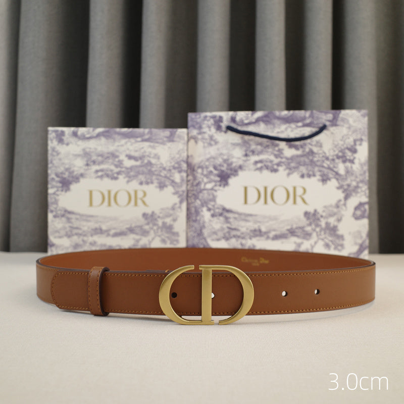 Dior-CD logo-Brass antique gold button - brown ZSB3003d
