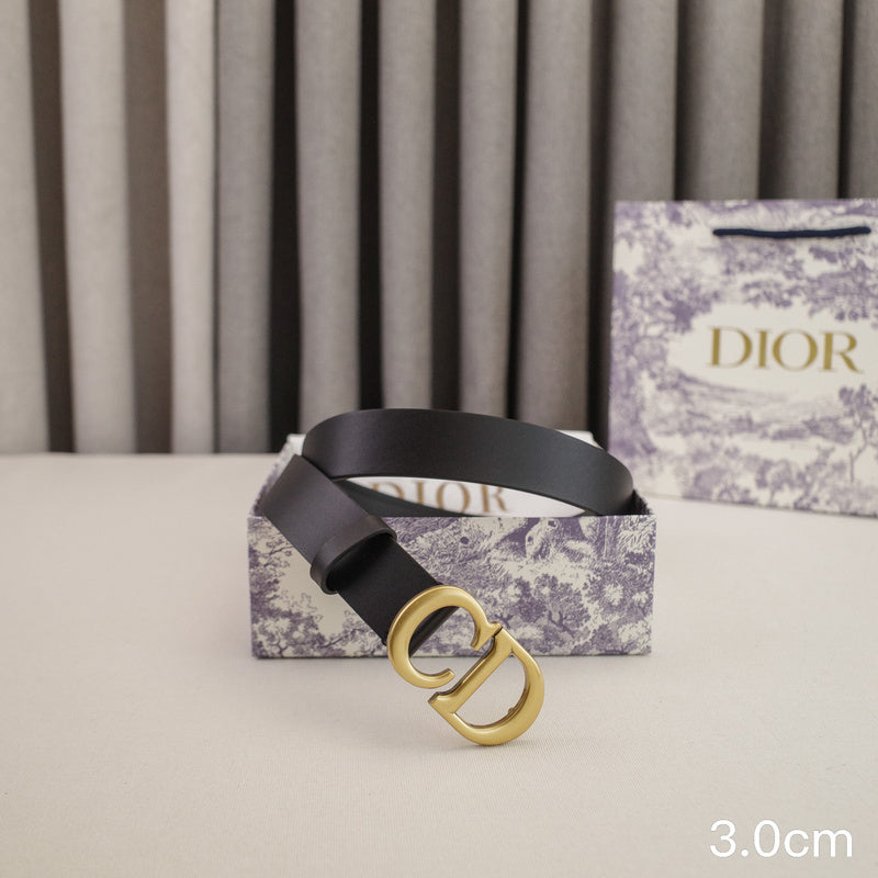 Dior-2.0cm saddle CD button 3001cd / 2001cd