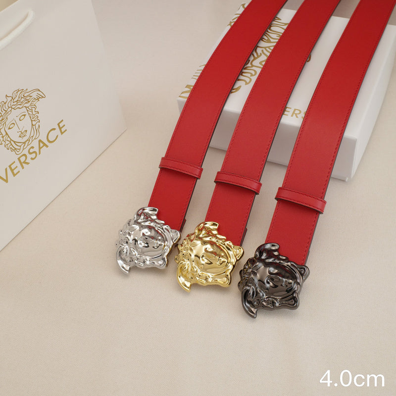 Versace-4.0cm beauty head-plain red