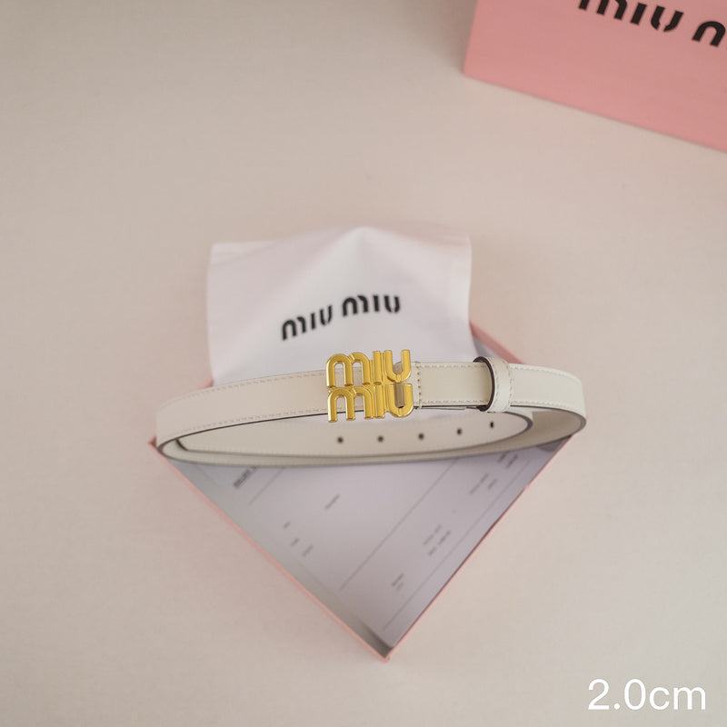 Miu Miu -2.5/2.0cm miu White