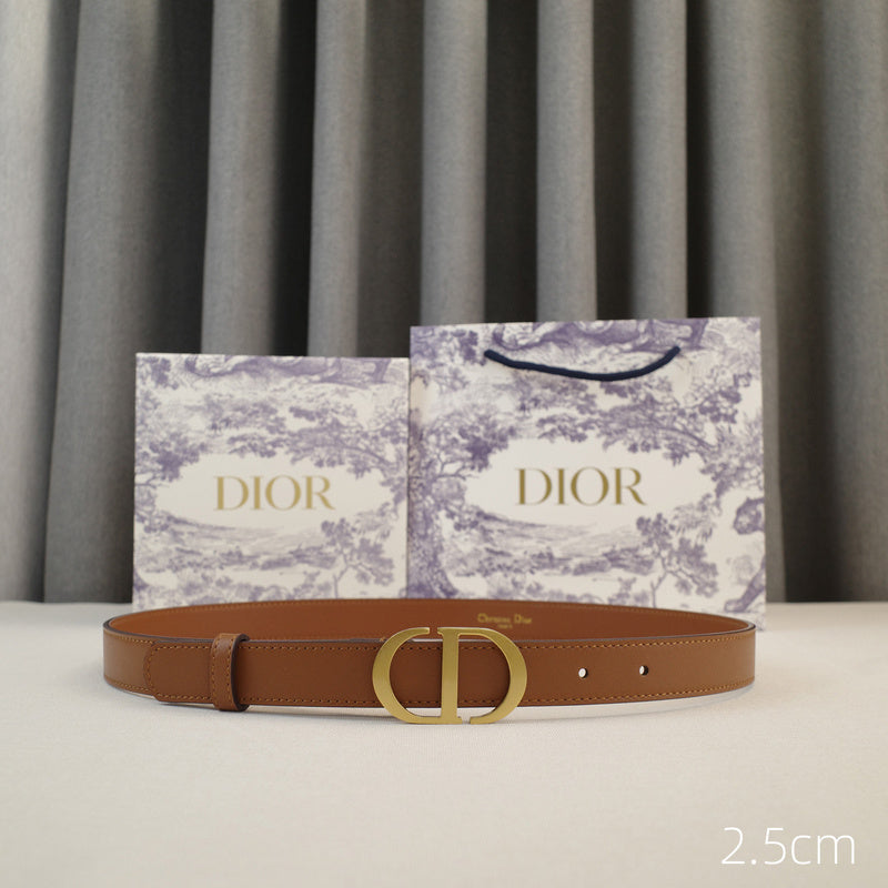 Dior-CD logo-Brass antique gold button - brown ZSB3003d