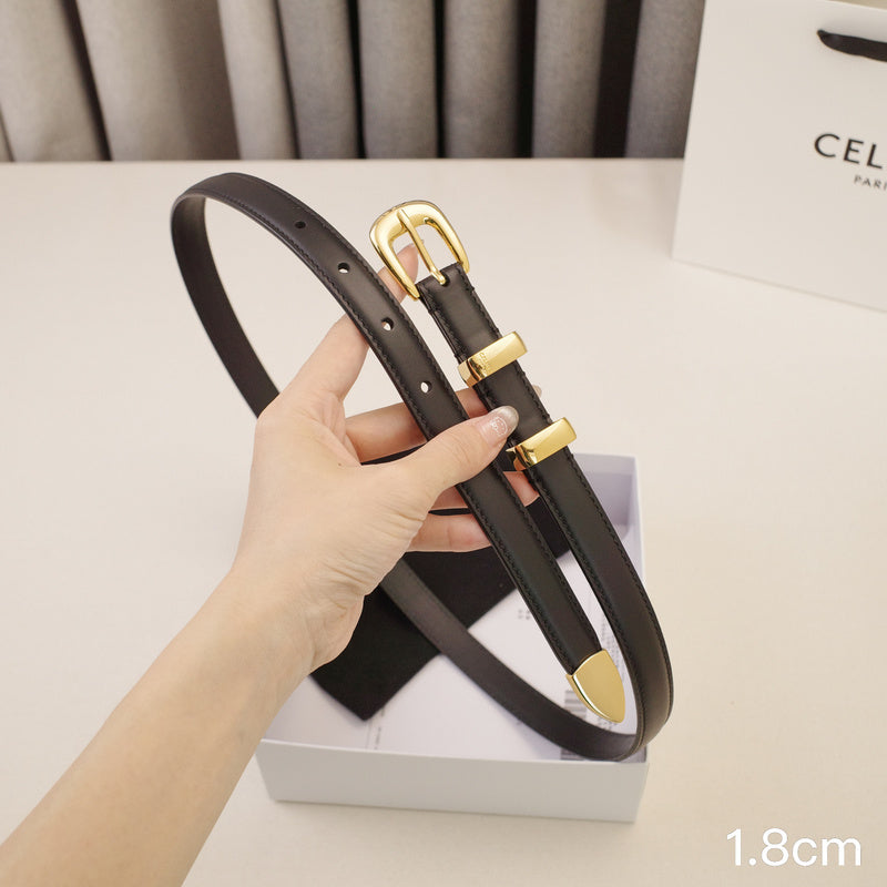 Celine - 2.5cm/1.8cm Bright gold