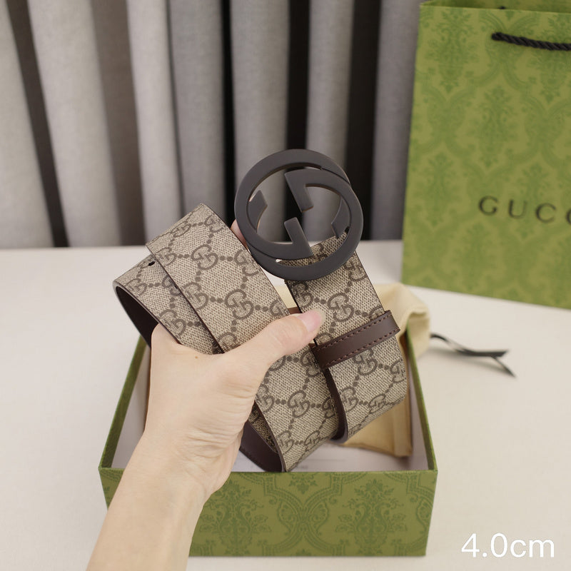 Gucci - 4.0cm Big cake - Supreme canvasDumb black 4023g