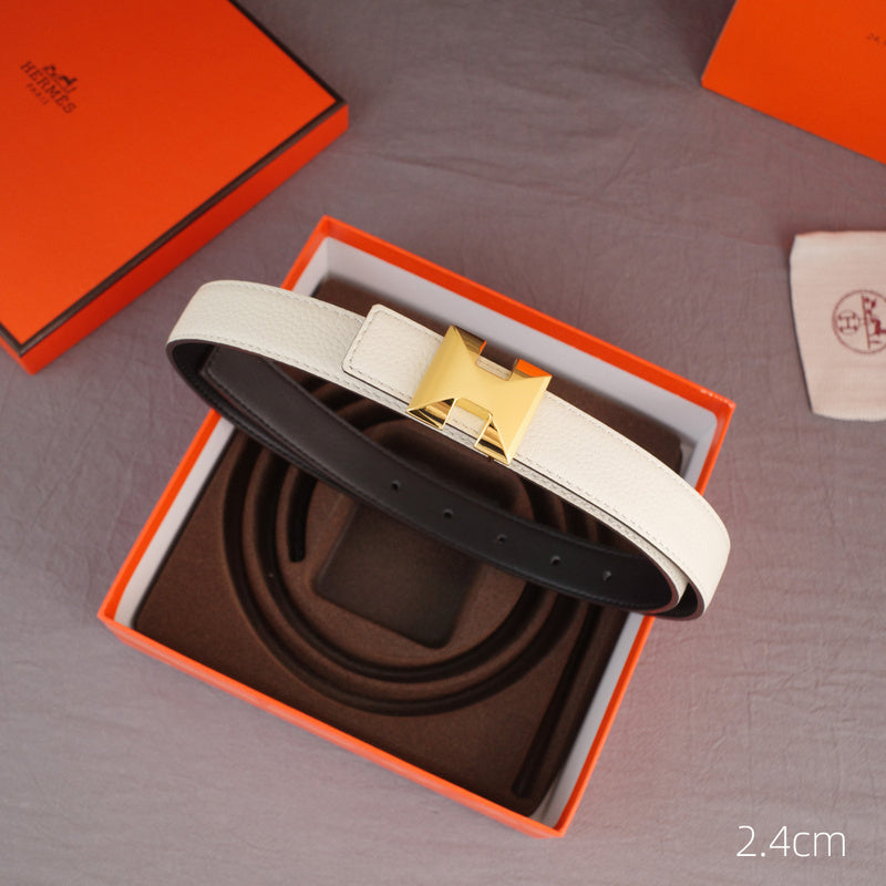 Hermes - 2.4cmH - Anise grain pattern