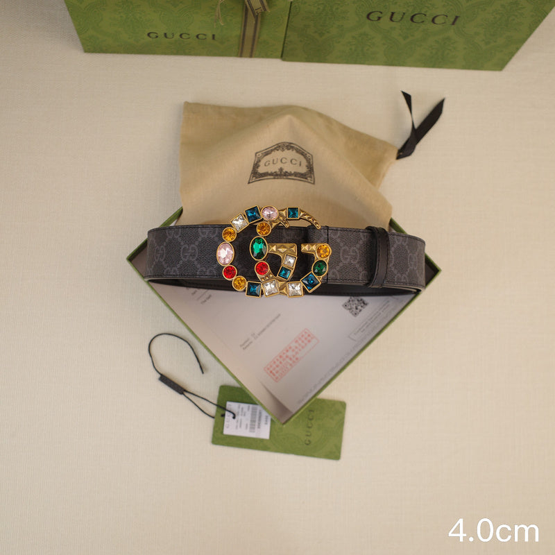 Gucci - 4.0cm G Colored gemstone ZSB4017g