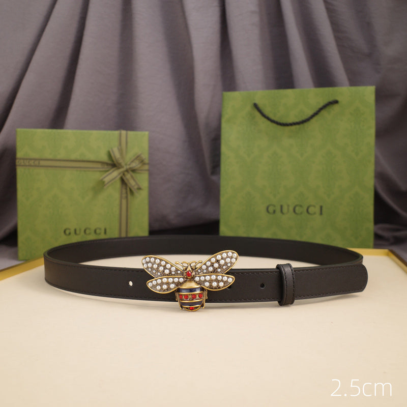 Gucci - Little Bee-plain red