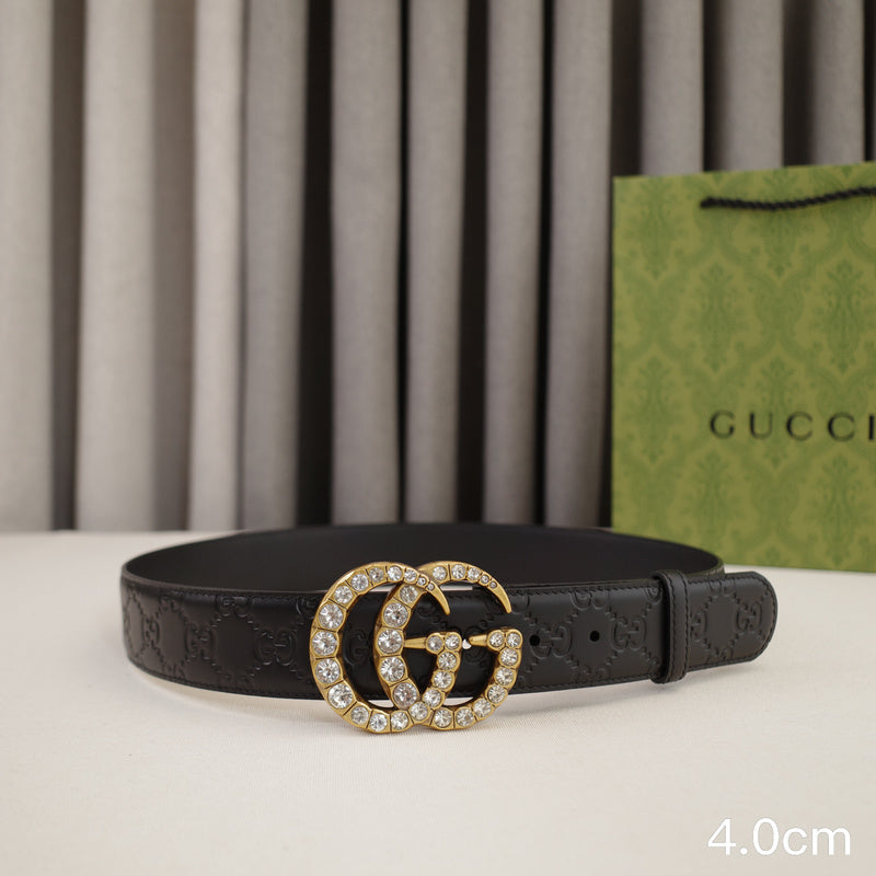 Gucci - 4.0cm G Diamond - Slant side G 4026g