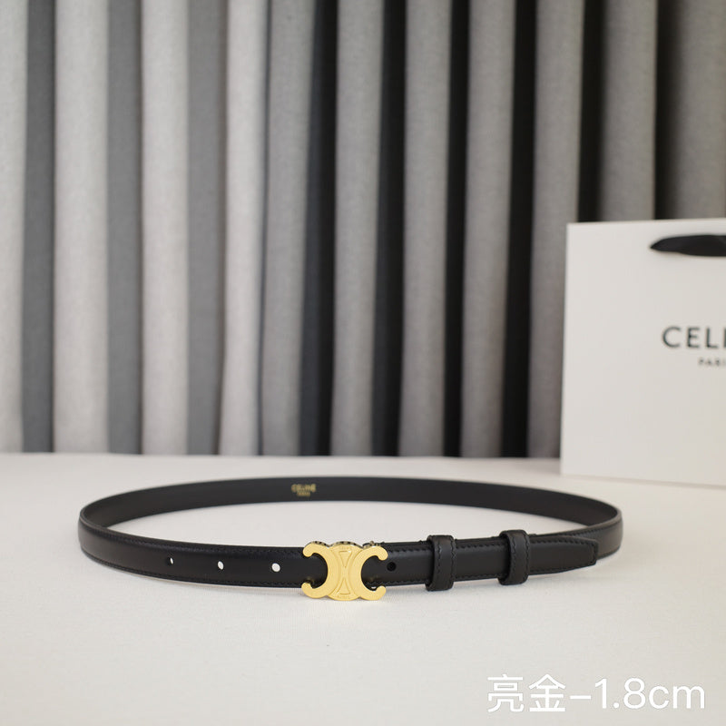 Celine - 2.5cm/1.8cm Bright gold
