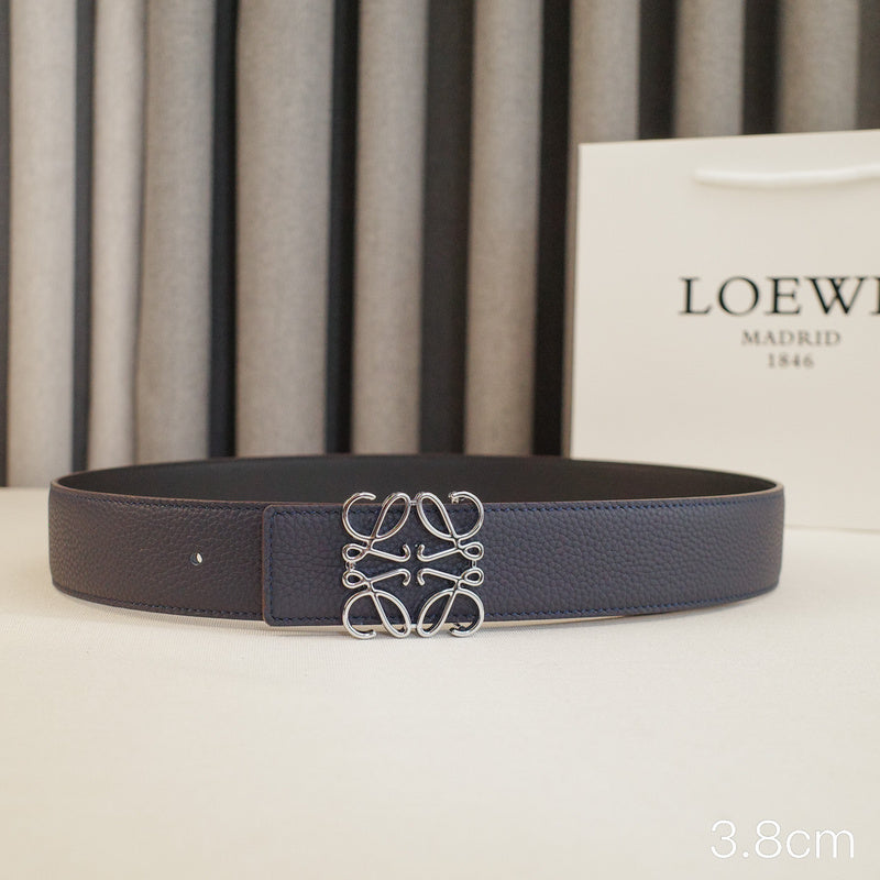LOEWE - 3.8/3.4cm pebble grain blue