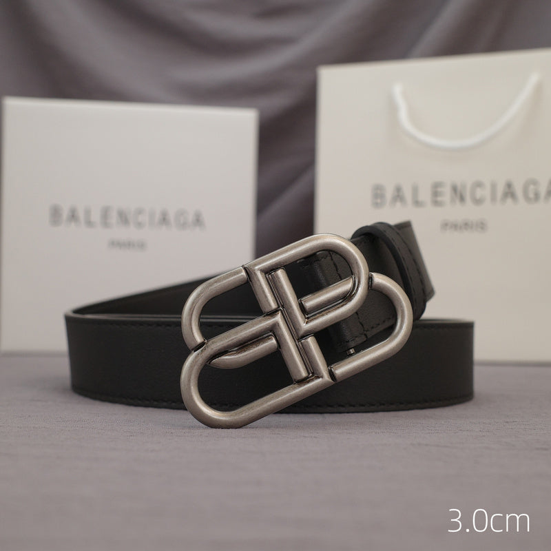 Balenciaga - 3.0cm black leather ZSB3001bb