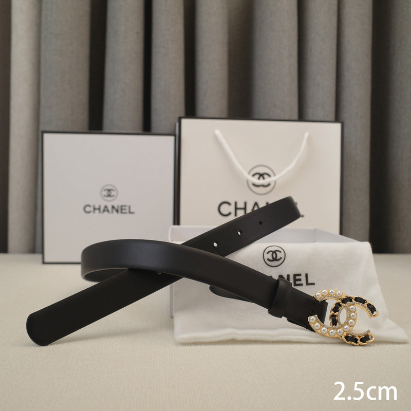 Chanel-2.5 Wearing leather pearls B2510L