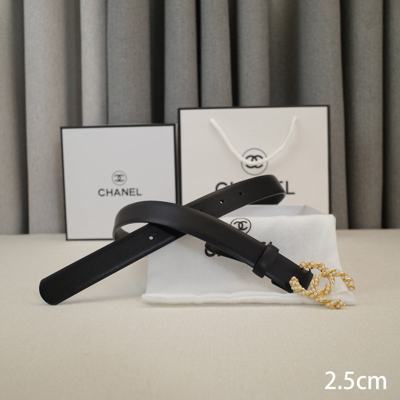Chanel-2.5 Pearl sesame twist B2515L