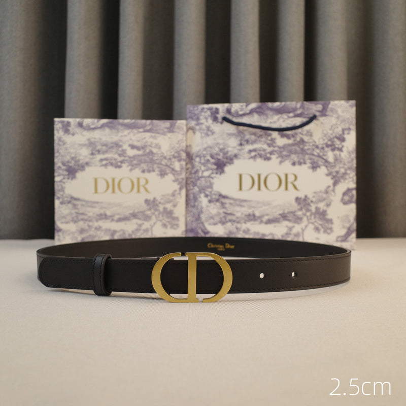 Dior-CD logo-Brass antique gold button - black ZSB3003d