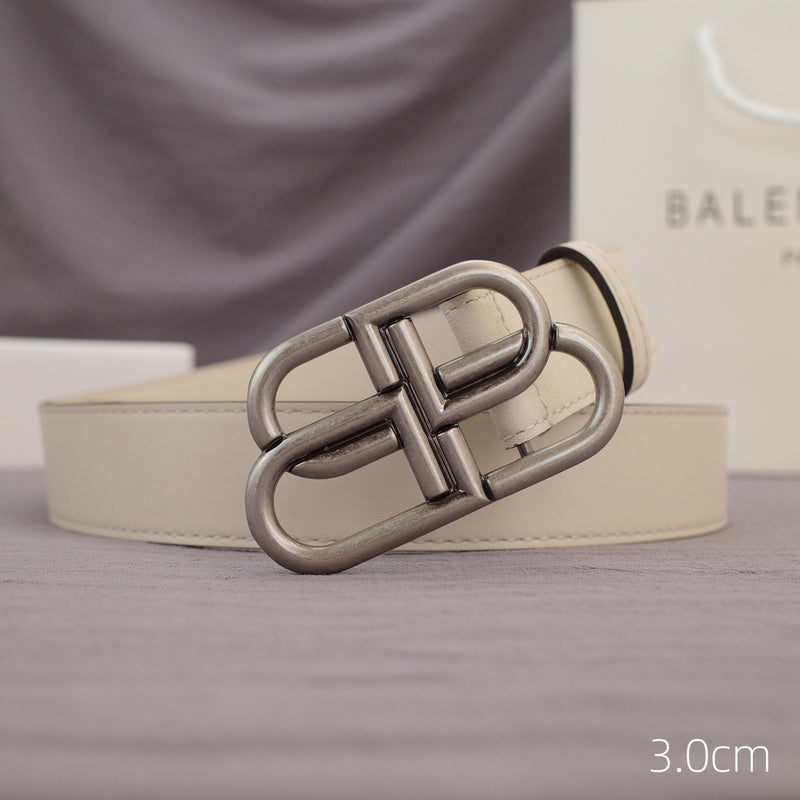 Balenciaga - 3.0cm white leather ZSB3001bb