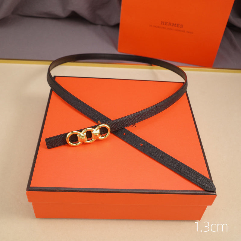Hermes - 1.3cm H Audi-palm print 1312h