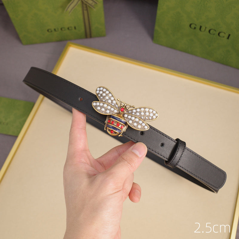 Gucci - Little Bee-plain red