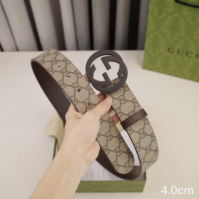 Gucci - 4.0cm Big cake - Supreme canvasDumb black 4023g