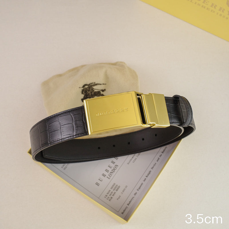 Burberry - 3.5cm - Crocodile pattern