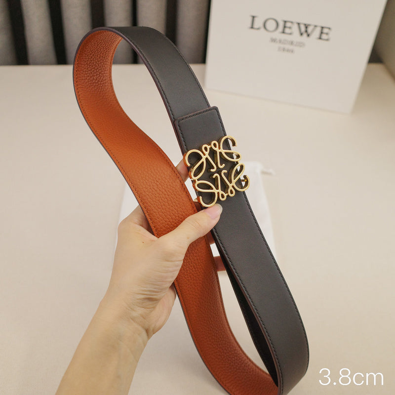 LOEWE - 3.8/3.4cm pebble grain brown