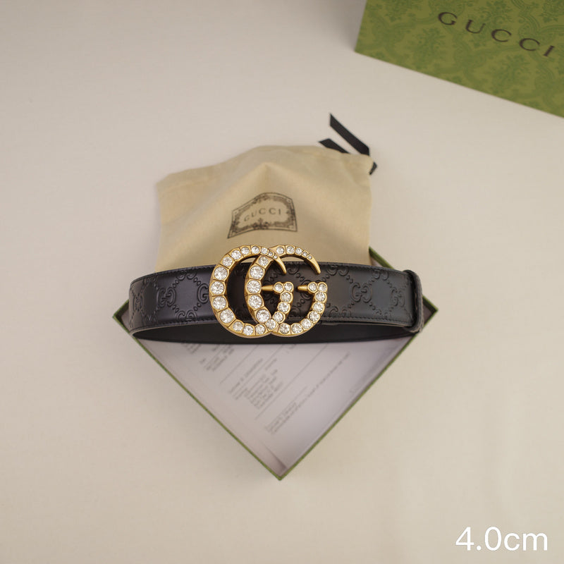 Gucci - 4.0cm G Diamond - Slant side G 4026g