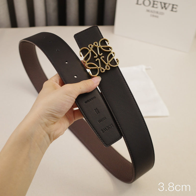 LOEWE - 3.8/3.4cm pebble grain coffee
