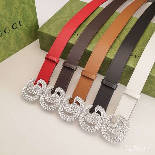 Gucci - 3.5cm G full diamond 3504g