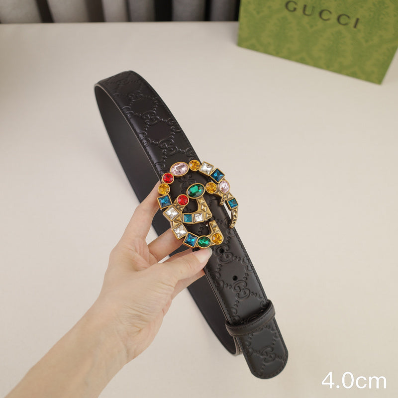 Gucci - 4.0cm G Colored gemstone - Slant side G 4027g