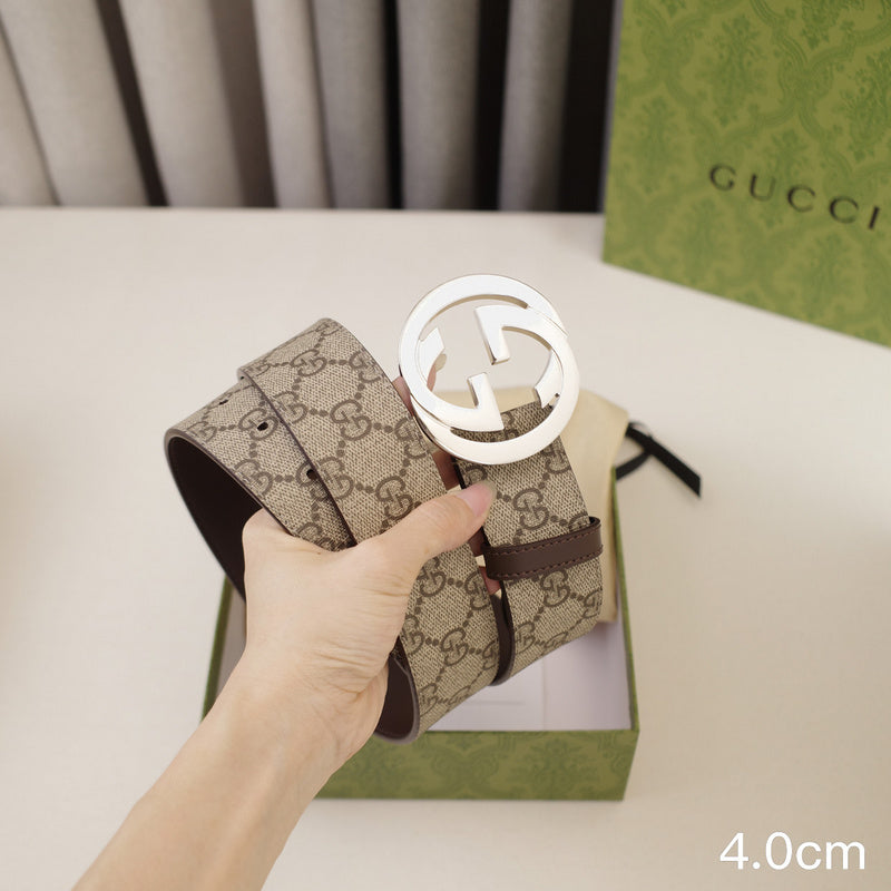 Gucci - 4.0cm Big cake - Supreme canvas 4023g