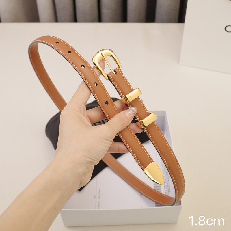 Celine - 2.5cm/1.8cm Bright gold