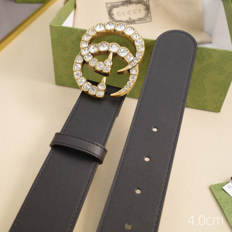 Gucci - 4.0cm G - gem plane double-sided 4006g