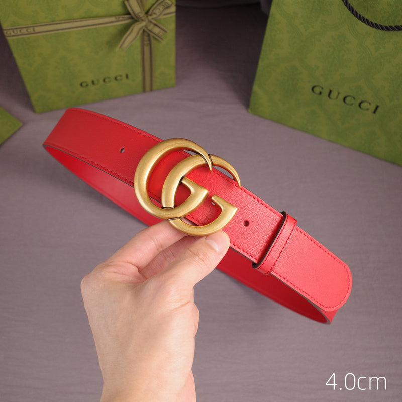 Gucci - 5 widths classic G-plain red