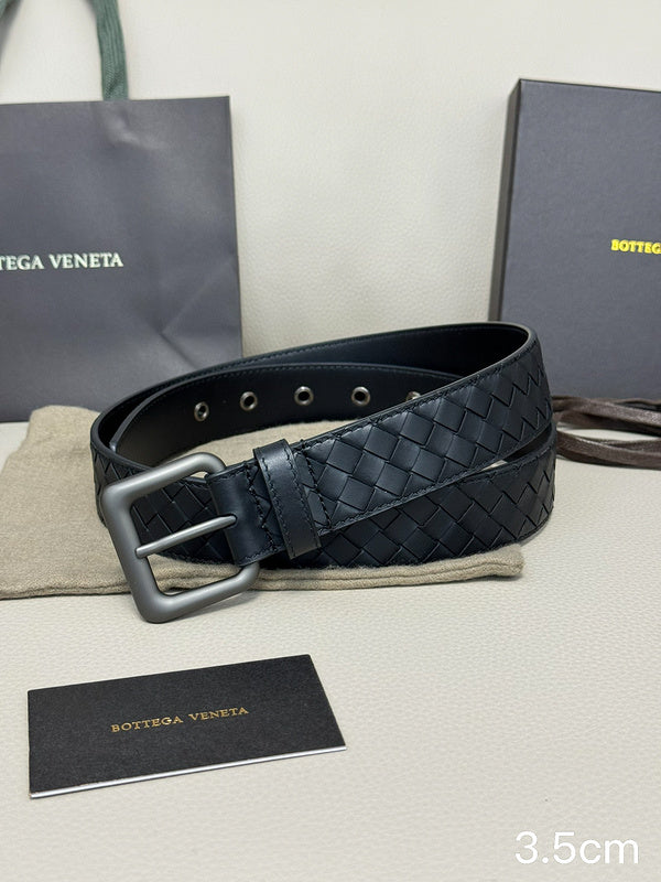 Bottega Veneta - 3.5cm classic pin buckle Intrecciato woven 3501bv