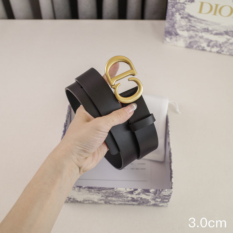 Dior-2.0cm saddle CD button 3001cd / 2001cd