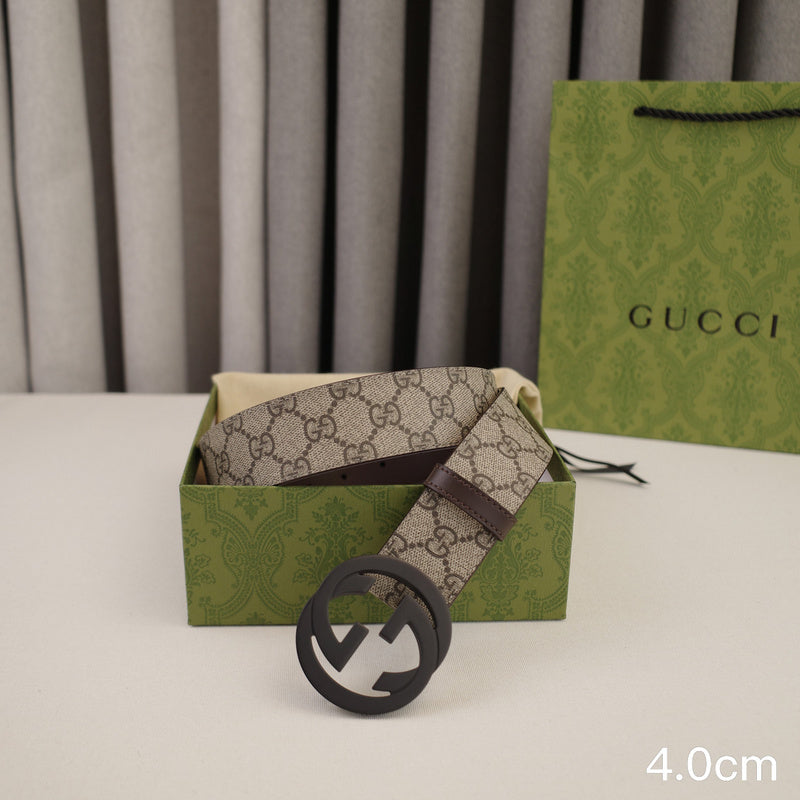 Gucci - 4.0cm Big cake - Supreme canvasDumb black 4023g