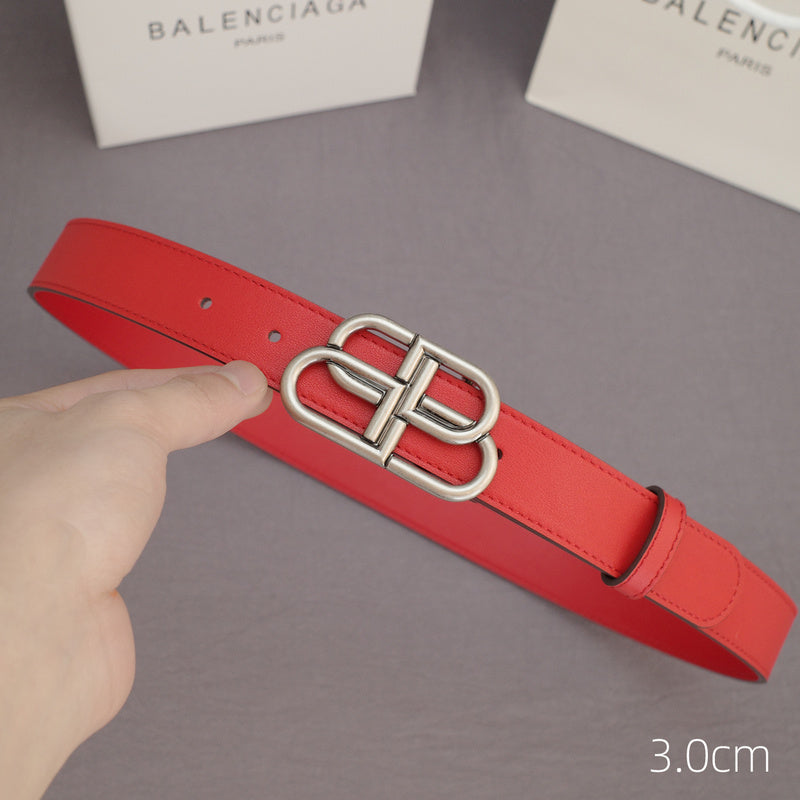 Balenciaga - 3.0cm red leather ZSB3001bb
