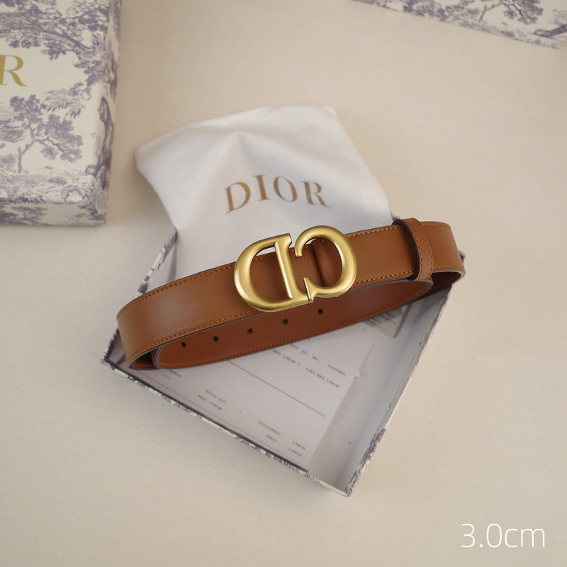 Dior-CD saddle ring - antique gold 3.0cm