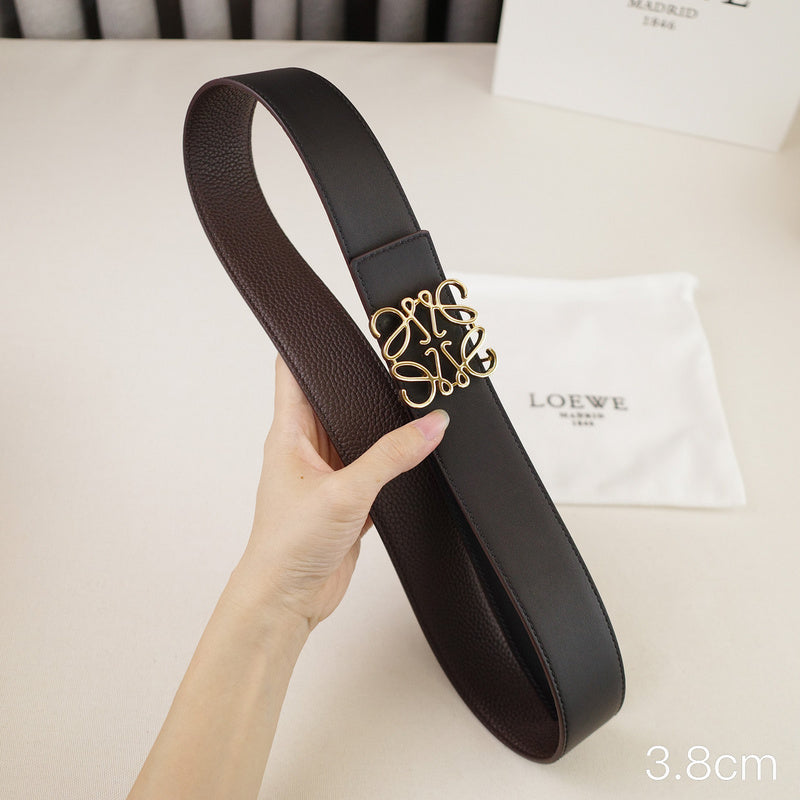 LOEWE - 3.8/3.4cm pebble grain coffee