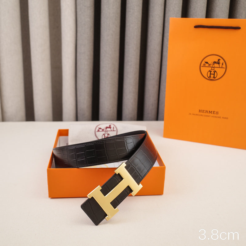 Hermes - Classic H-crocodile pattern ZSB3821h