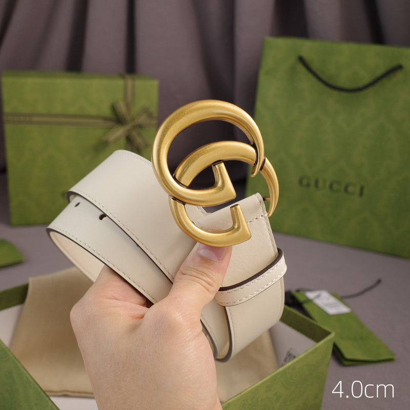 Gucci - 5 widths classic G-plain white