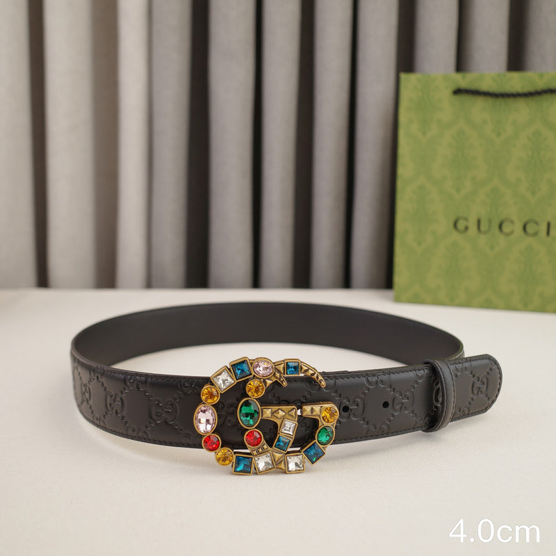 Gucci - 4.0cm G Colored gemstone - Slant side G 4027g