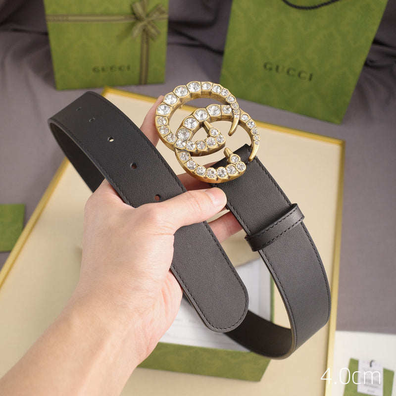 Gucci - 4.0cm G - gem plane double-sided 4006g